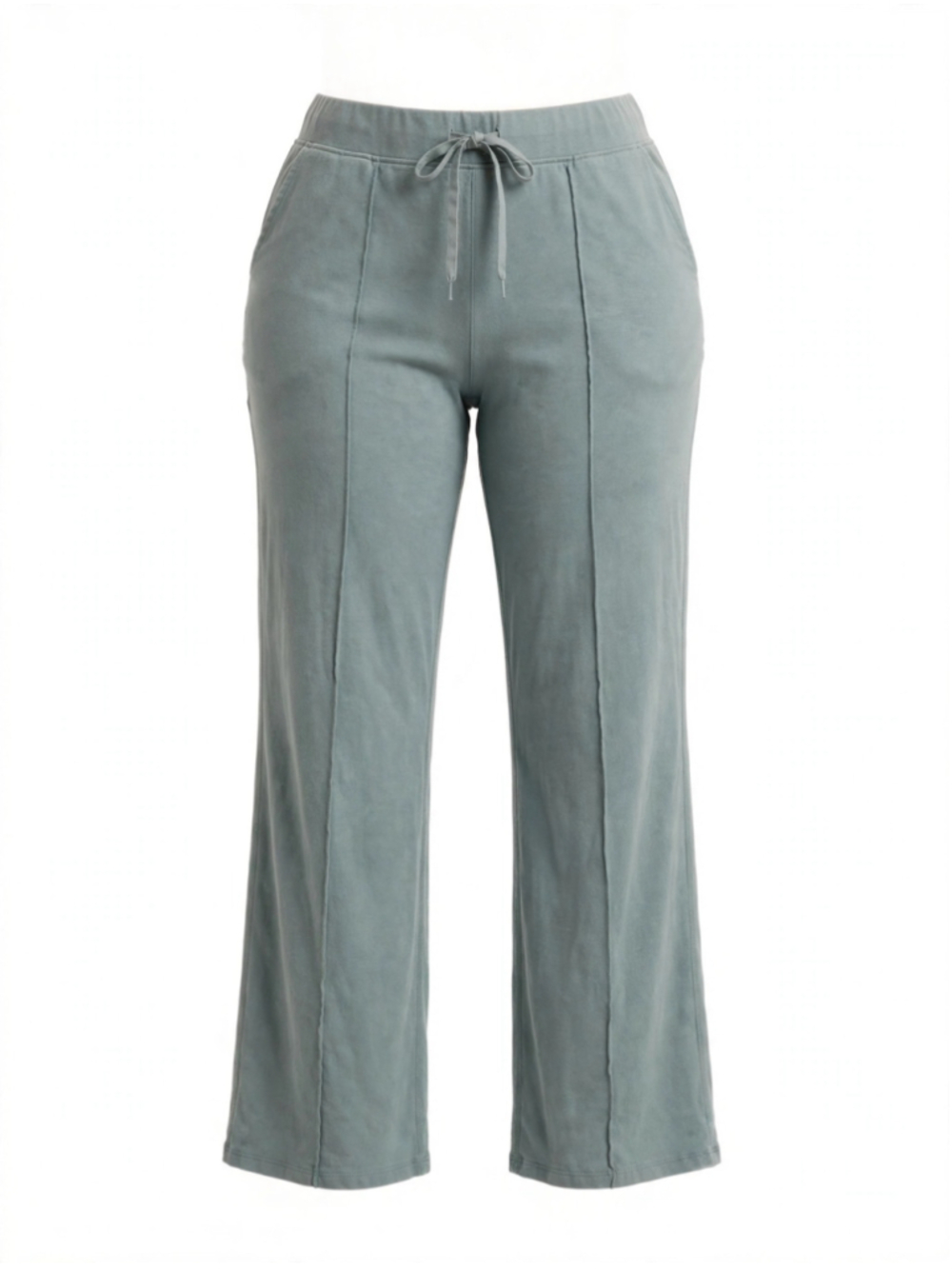 Women's RBX Green Wide Leg Drawstring Lounge Pants